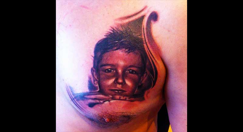 tatuaje de hijo