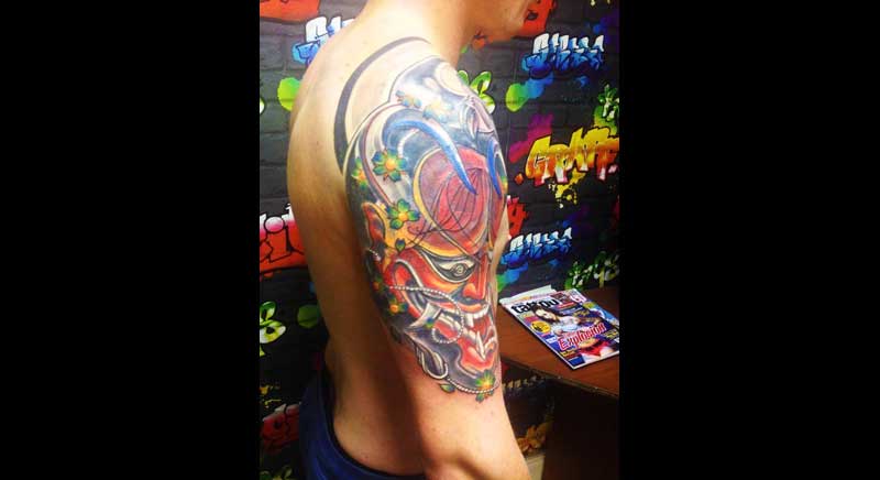 tattoo color hombro