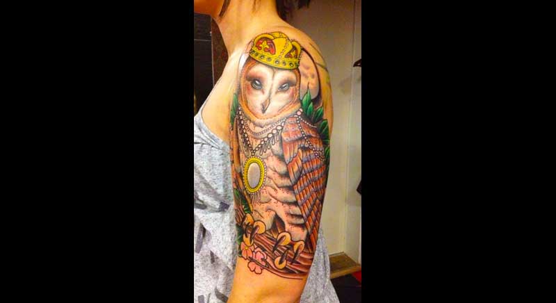 tatuaje de buho