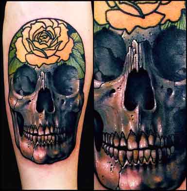 tatuaje de calavera