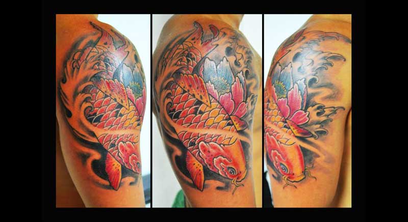 color en el brazo